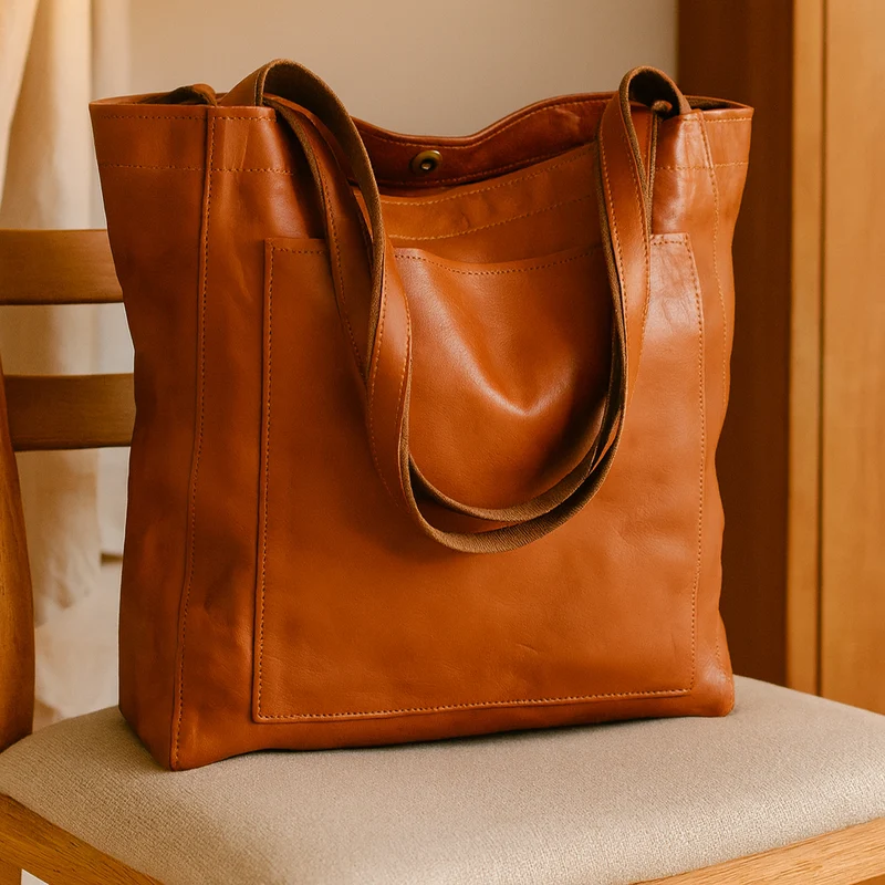 Echtlederhandtasche für Damen – Hochwertige Verarbeitung und zeitloses Design