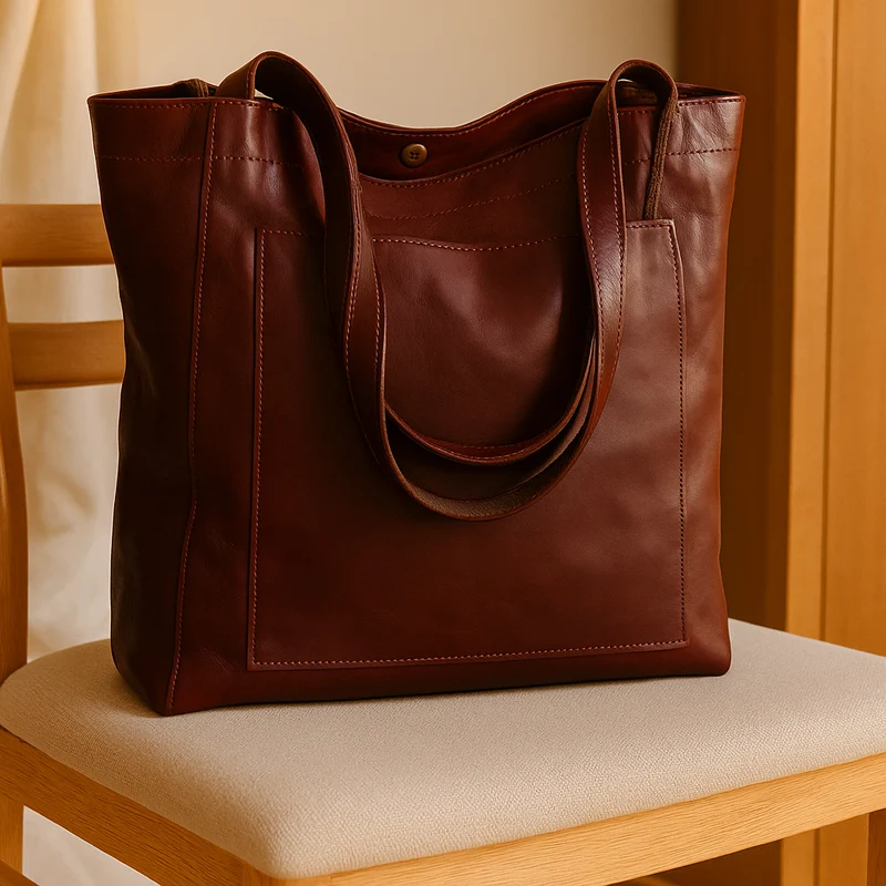 Echtlederhandtasche für Damen – Hochwertige Verarbeitung und zeitloses Design