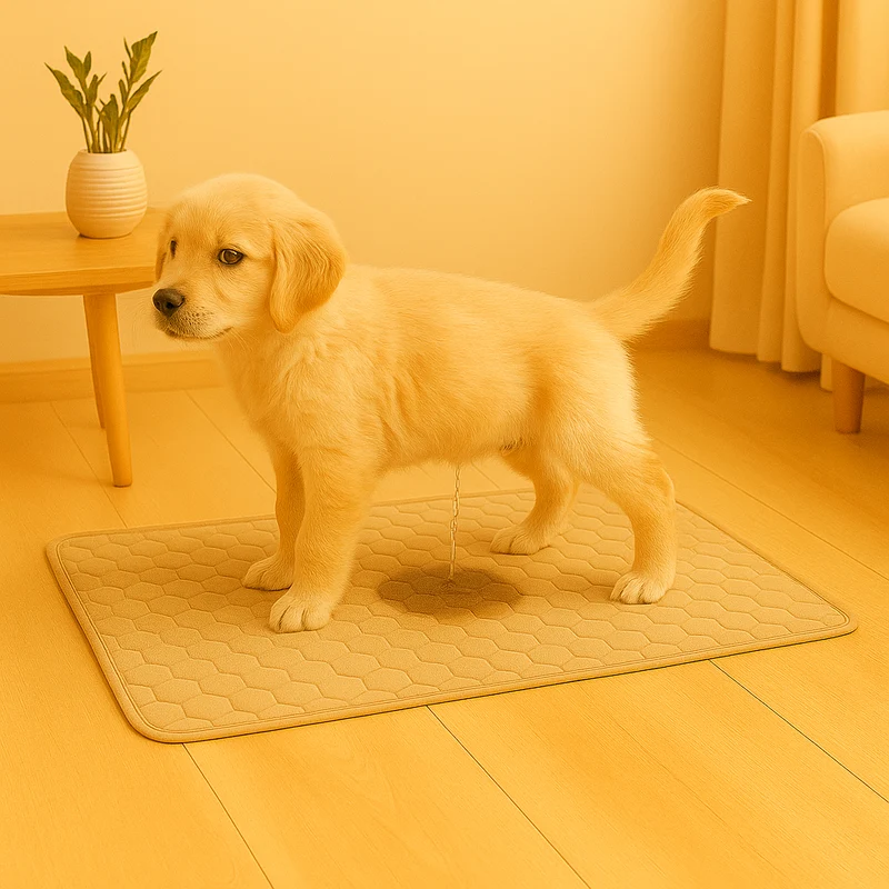 Waschbare und wiederverwendbare 2-lagige Trainings-Pipimatten für Hunde und Katzen
