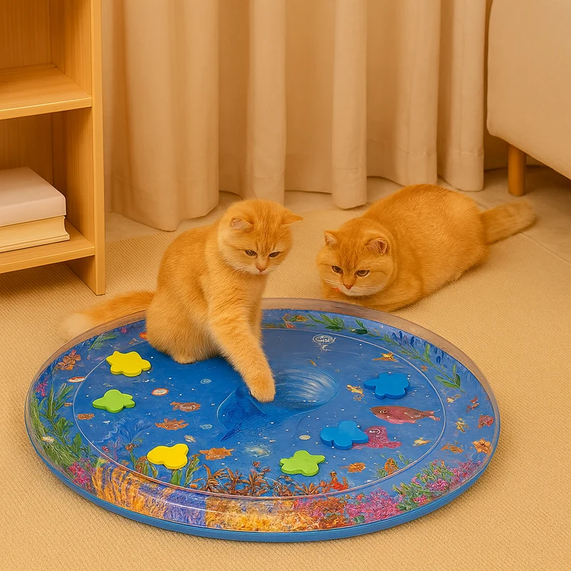 CoolPlay – Kühlende interaktive Katzenmatte