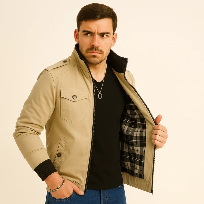 Connor Herren Cargojacke – Fleecegefütterter Outdoormantel