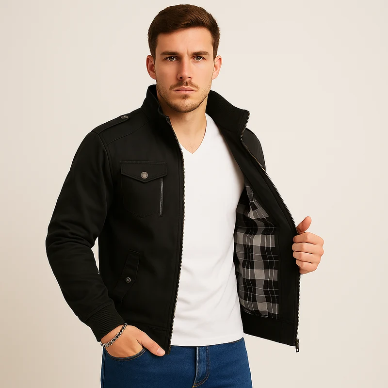 Connor Herren Cargojacke – Fleecegefütterter Outdoormantel