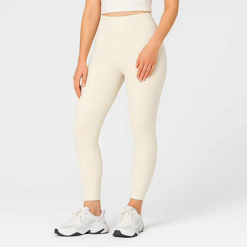 Yoga-Leggings mit hohem Bund für Damen – schweißableitende und dehnbare Sportbekleidung