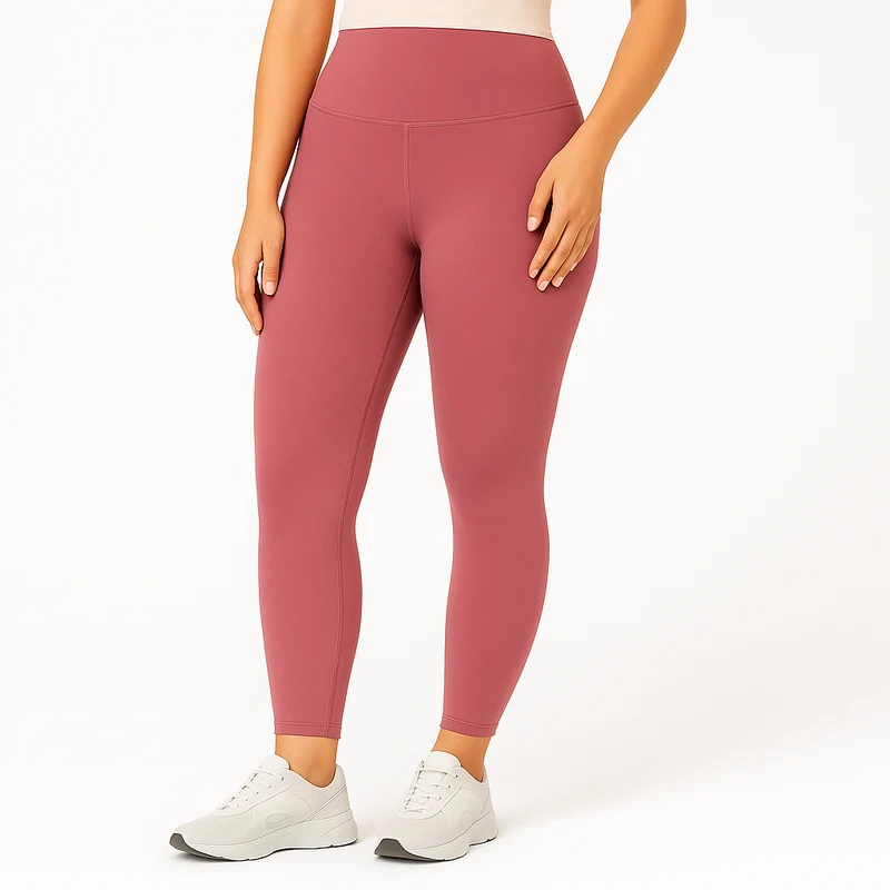 Yoga-Leggings mit hohem Bund für Damen – schweißableitende und dehnbare Sportbekleidung