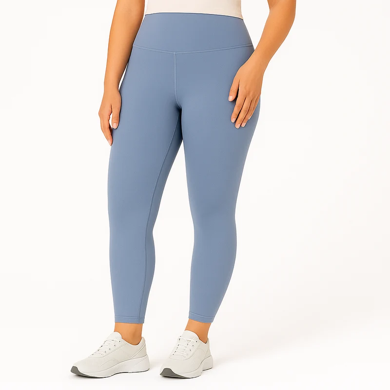 Yoga-Leggings mit hohem Bund für Damen – schweißableitende und dehnbare Sportbekleidung