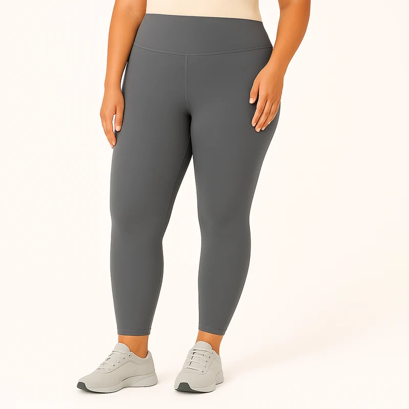 Yoga-Leggings mit hohem Bund für Damen – schweißableitende und dehnbare Sportbekleidung