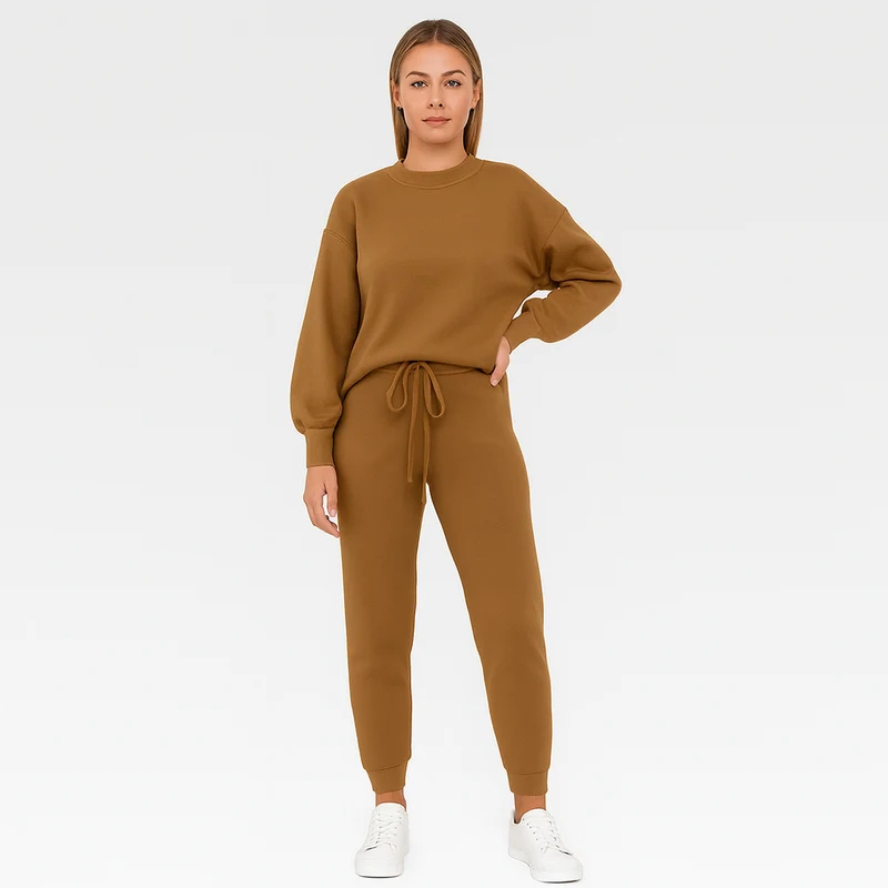 Eleganter Damen-Trainingsanzug – Stilvolles Loungewear-Set für Zuhause oder Freizeit