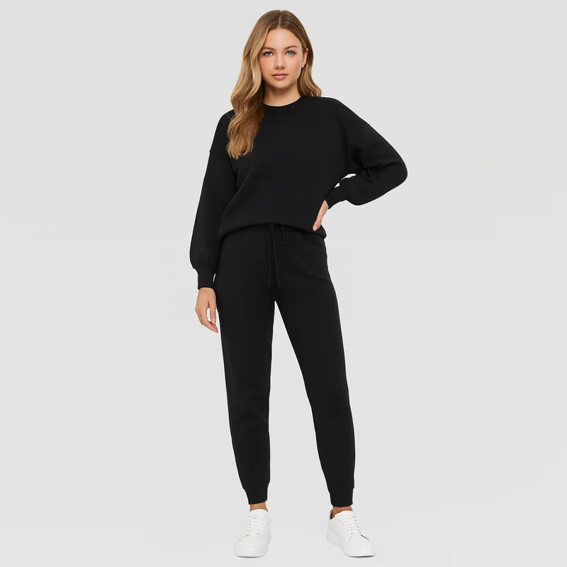 Eleganter Damen-Trainingsanzug – Stilvolles Loungewear-Set für Zuhause oder Freizeit