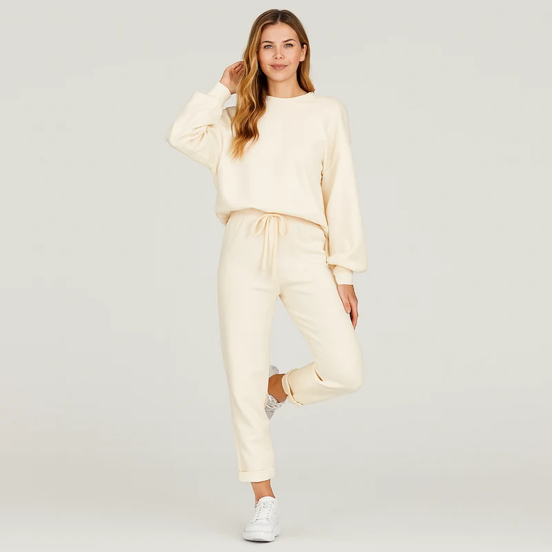 Eleganter Damen-Trainingsanzug – Stilvolles Loungewear-Set für Zuhause oder Freizeit