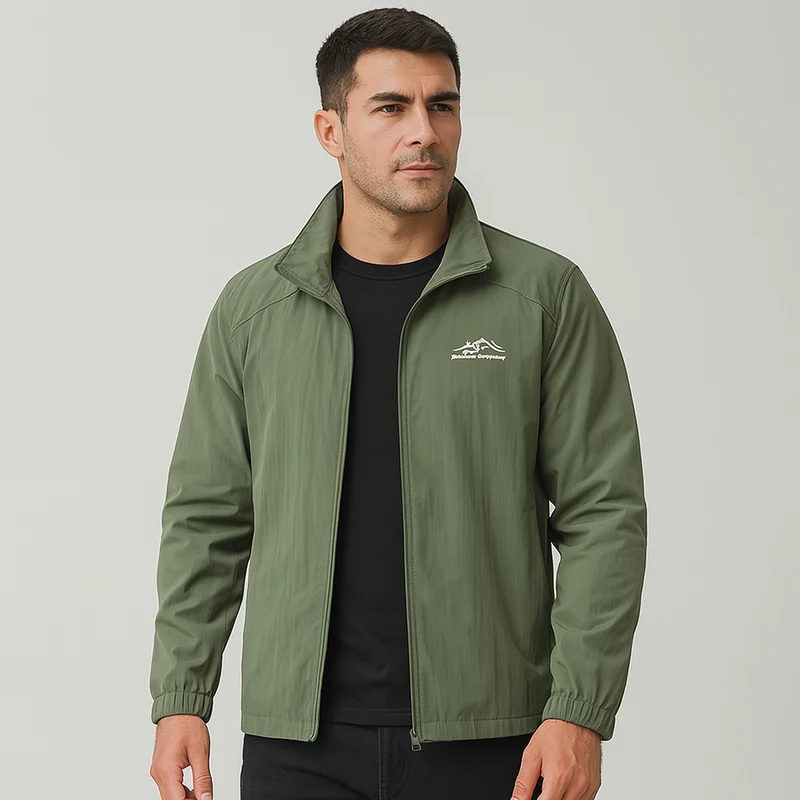 Ethan Herrenjacke – Leichter Freizeitmantel mit Reißverschluss