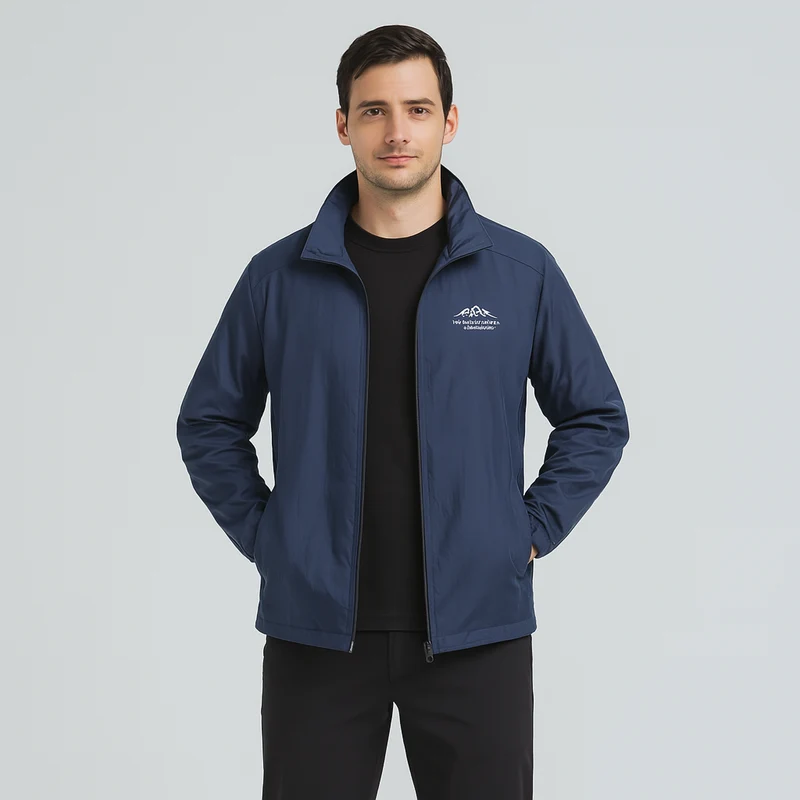 Ethan Herrenjacke – Leichter Freizeitmantel mit Reißverschluss