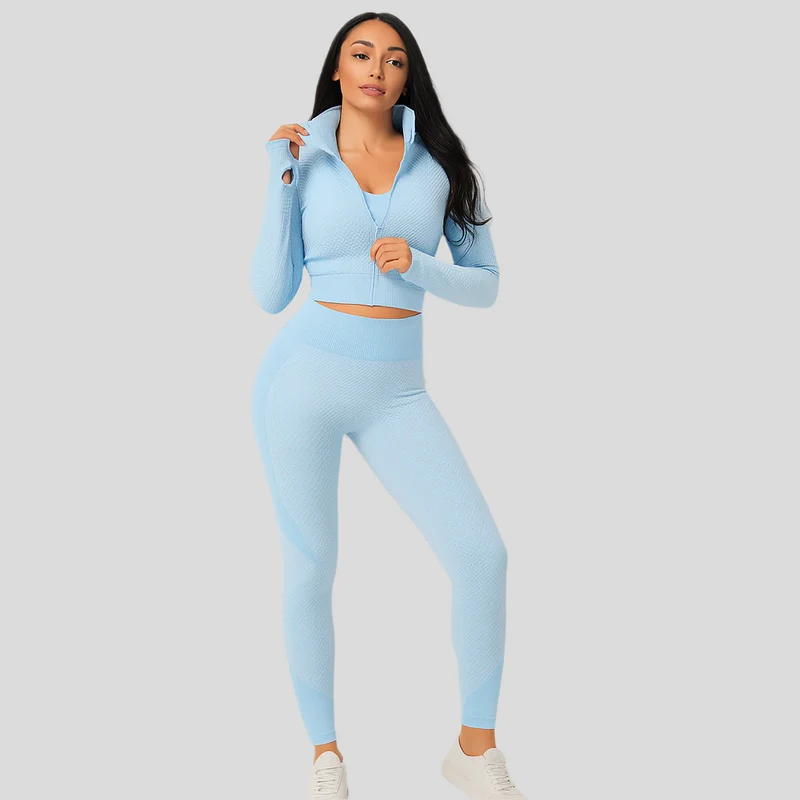 3-teiliges Yoga-Set für Damen
