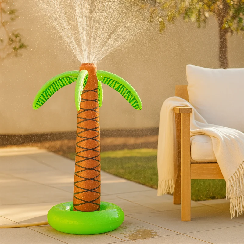 Aufblasbarer Gartensprinkler – Wasserspielzeug im Baum-Stil