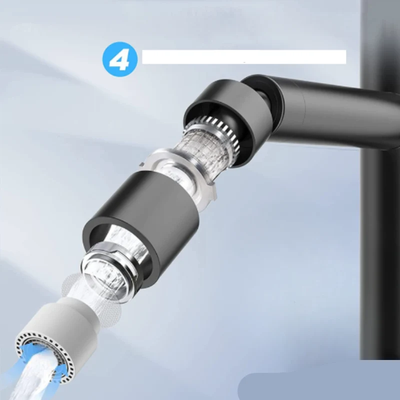 AquaTwist 360° drehbarer Wasserhahnkopf – verstellbarer Wasserstrahl