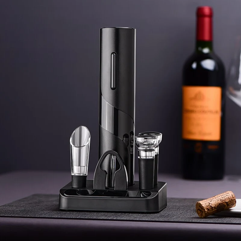 VinoLift Elektrisches Weinöffnerset – Mühelose Korkentfernung