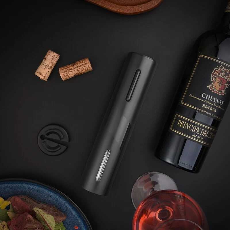 VinoLift Elektrisches Weinöffnerset – Mühelose Korkentfernung