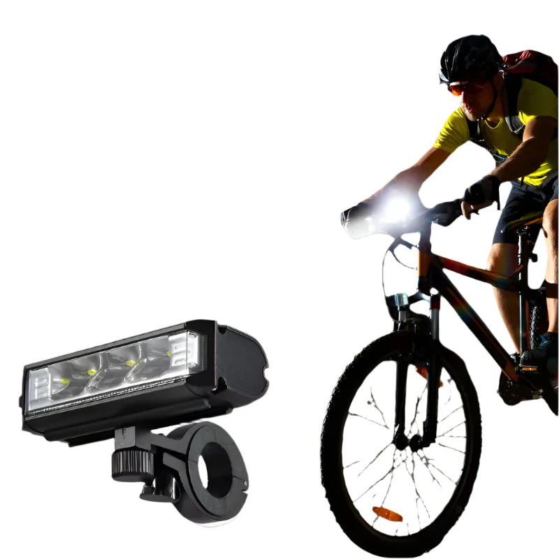 GlowSecure USB wiederaufladbare LED-Radlampe – Wasserdicht und ultrahelles Sicherheitslicht