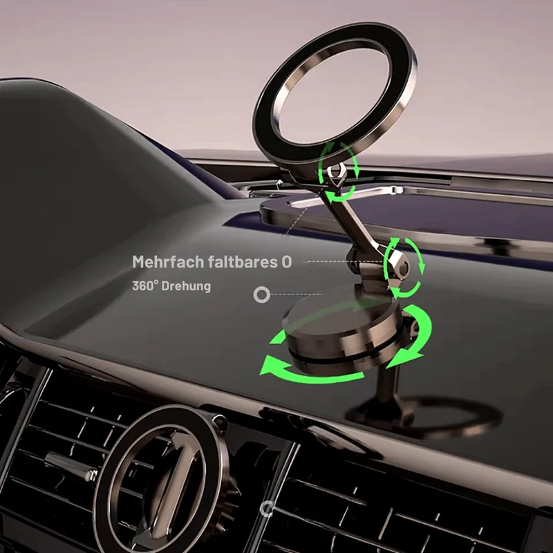 MagnoGrip 360° magnetische Telefonhalter – Starker universeller Halter für sichere, drehbare Positionierung