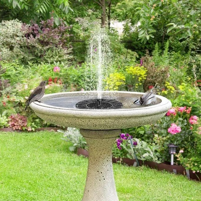 Sophia AquaGlow Solarbrunnen – Charmante Gartenzierbrunnen