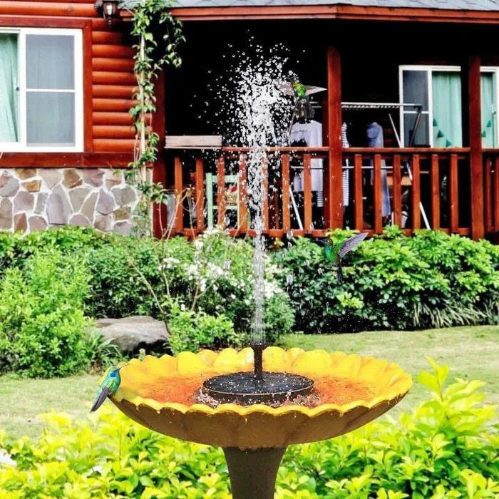 Sophia AquaGlow Solarbrunnen – Charmante Gartenzierbrunnen