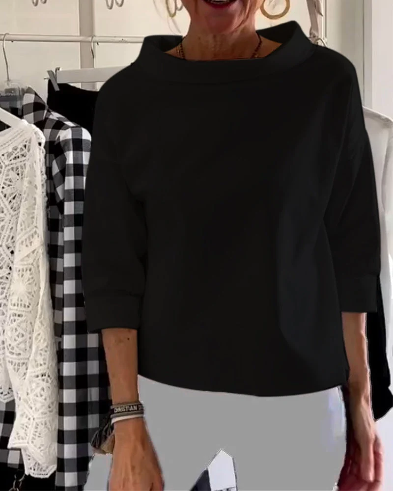 Modernes Oberteil für Damen | Kurzarm