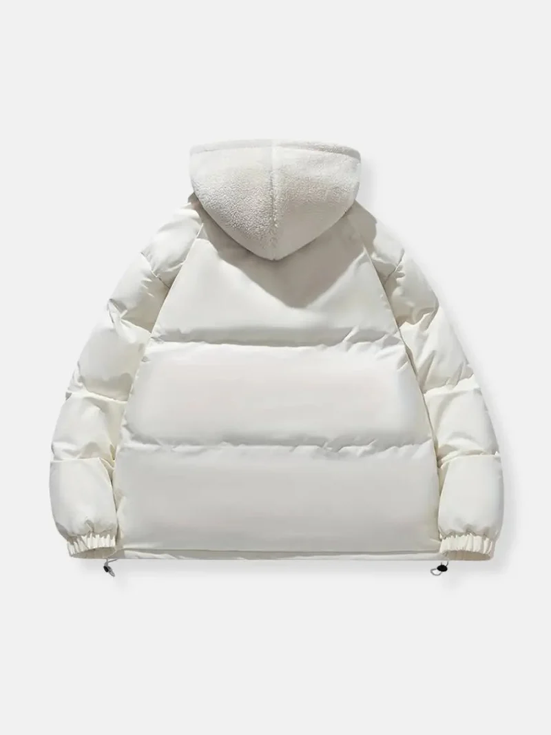 Warme Damen Winterjacke mit Reißverschluss | Mit Kapuze