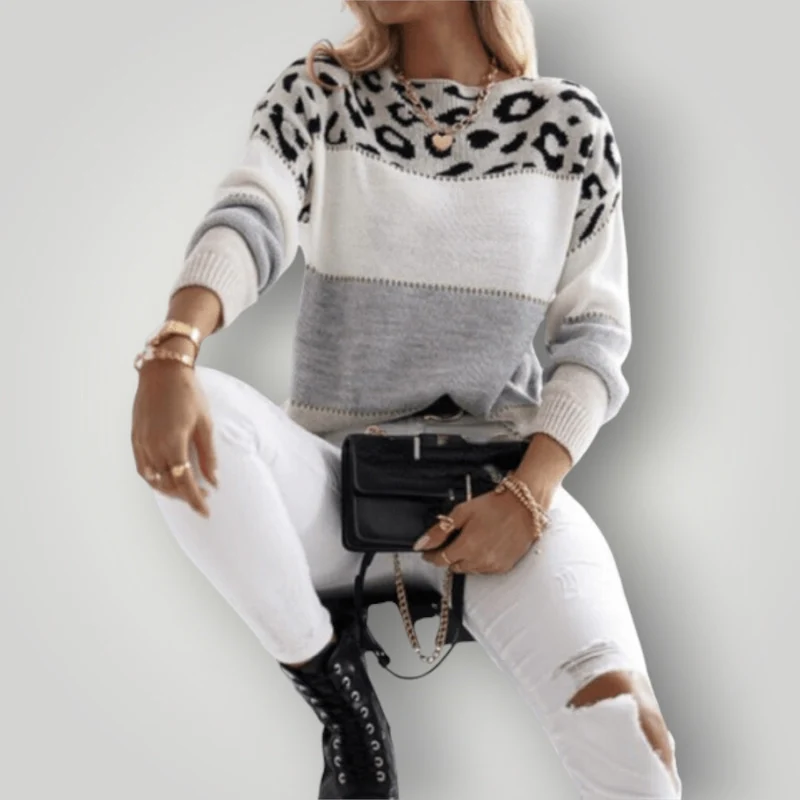 Damen Winterpullover – gestrickter Pullover