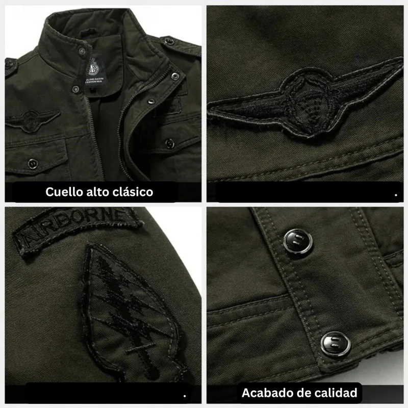 Jexrel - strukturierte Militärjacke