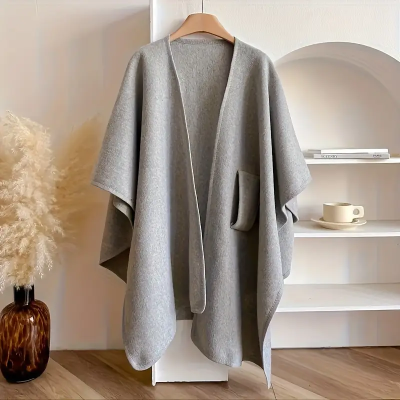 Teysia - drapierter Schal mit Soft-Touch-Finish