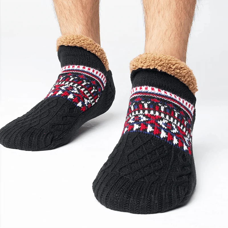 Zailora - Plüschgefütterte Grip-Socken
