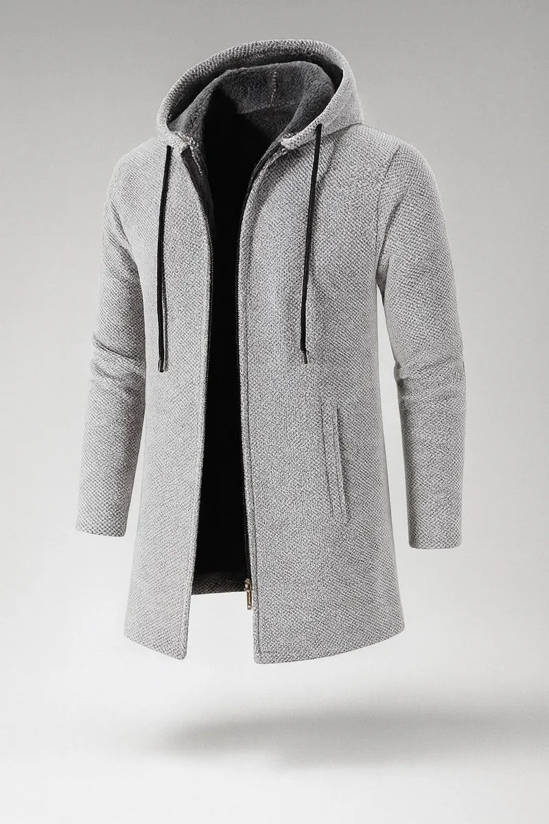 Keldan - Gesteppter Kapuzen-Cardigan