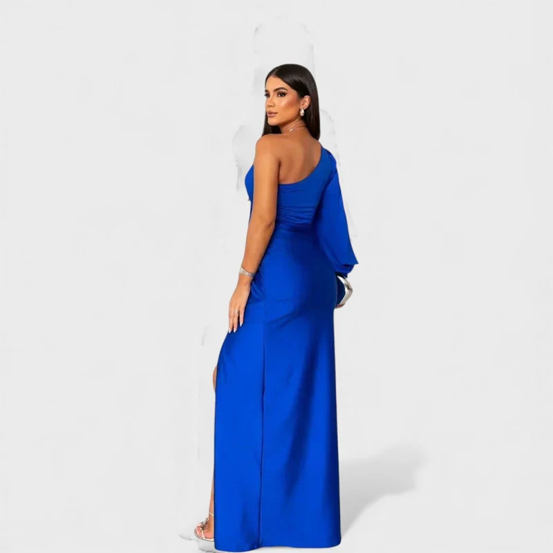 Ellivia - Weiches One-Shoulder-Abendkleid
