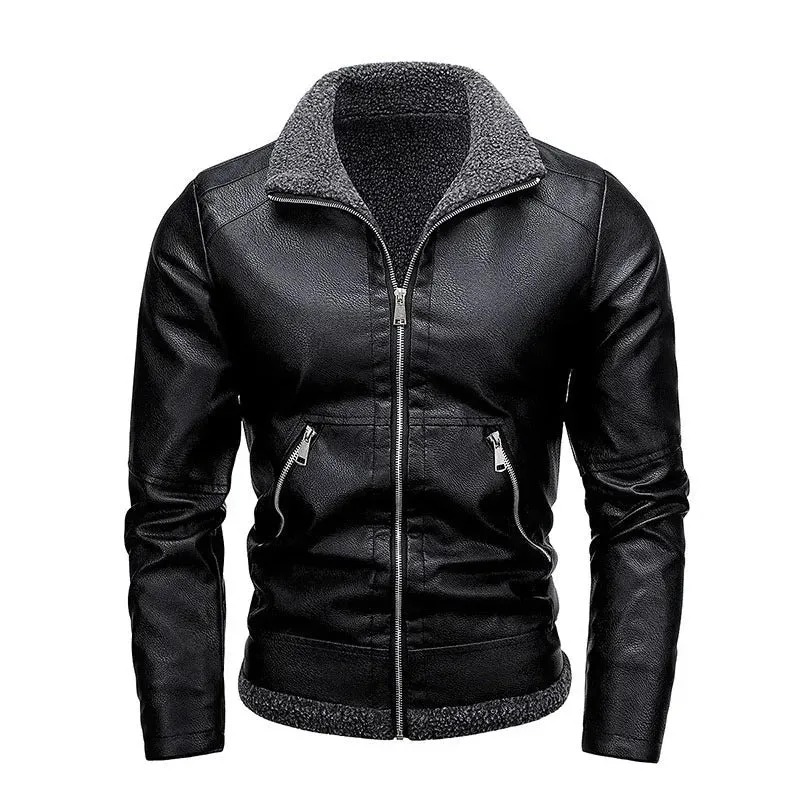 Marc® | Elegante Lederjacke aus Fleece