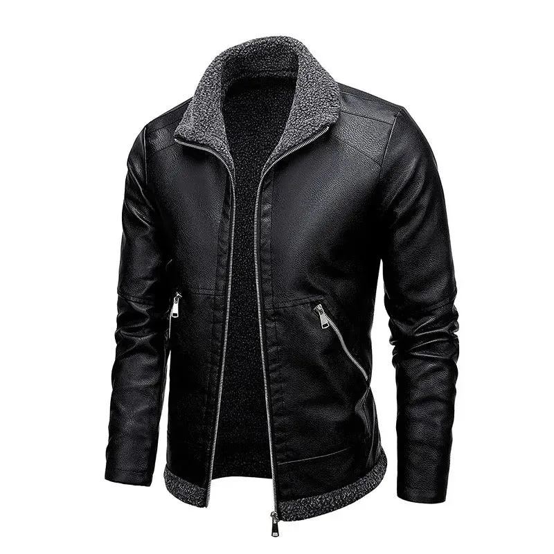 Marc® | Elegante Lederjacke aus Fleece