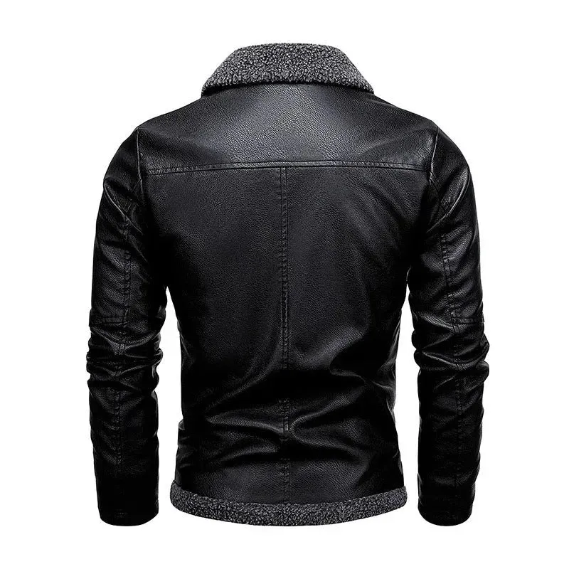 Marc® | Elegante Lederjacke aus Fleece