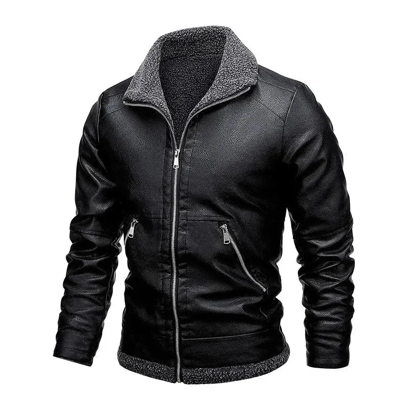Marc® | Elegante Lederjacke aus Fleece
