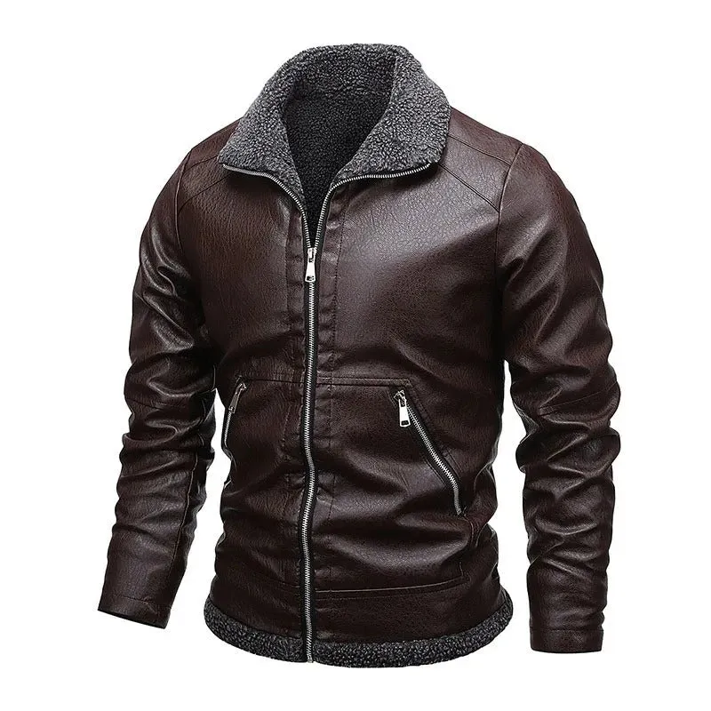 Marc® | Elegante Lederjacke aus Fleece