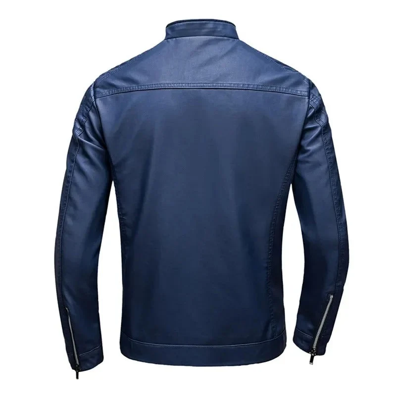 Armin® | Stehkragen Lederjacke