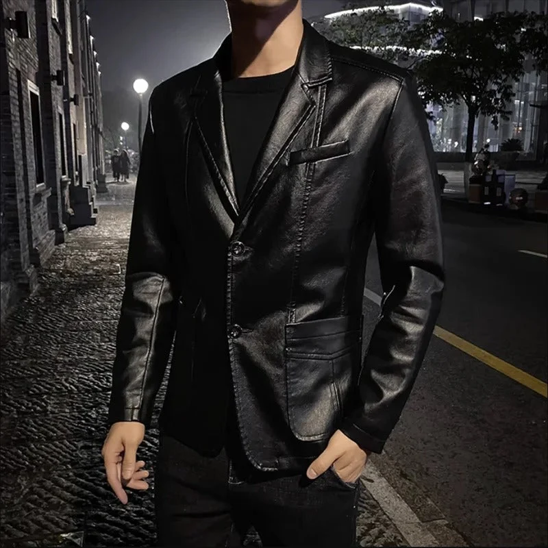 Thaddäus® | Business Casual Lederjacke