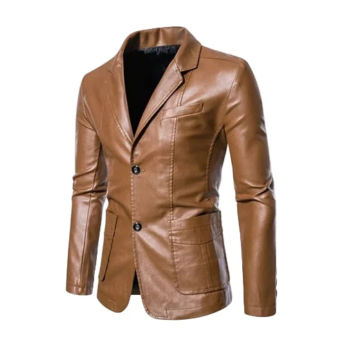 Thaddäus® | Business Casual Lederjacke