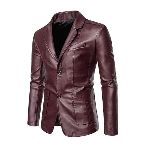 Thaddäus® | Business Casual Lederjacke