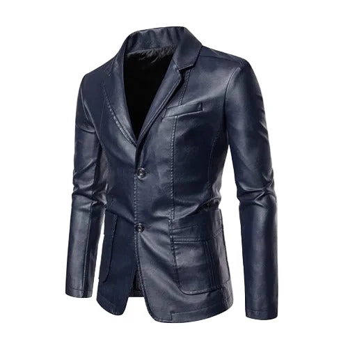 Thaddäus® | Business Casual Lederjacke
