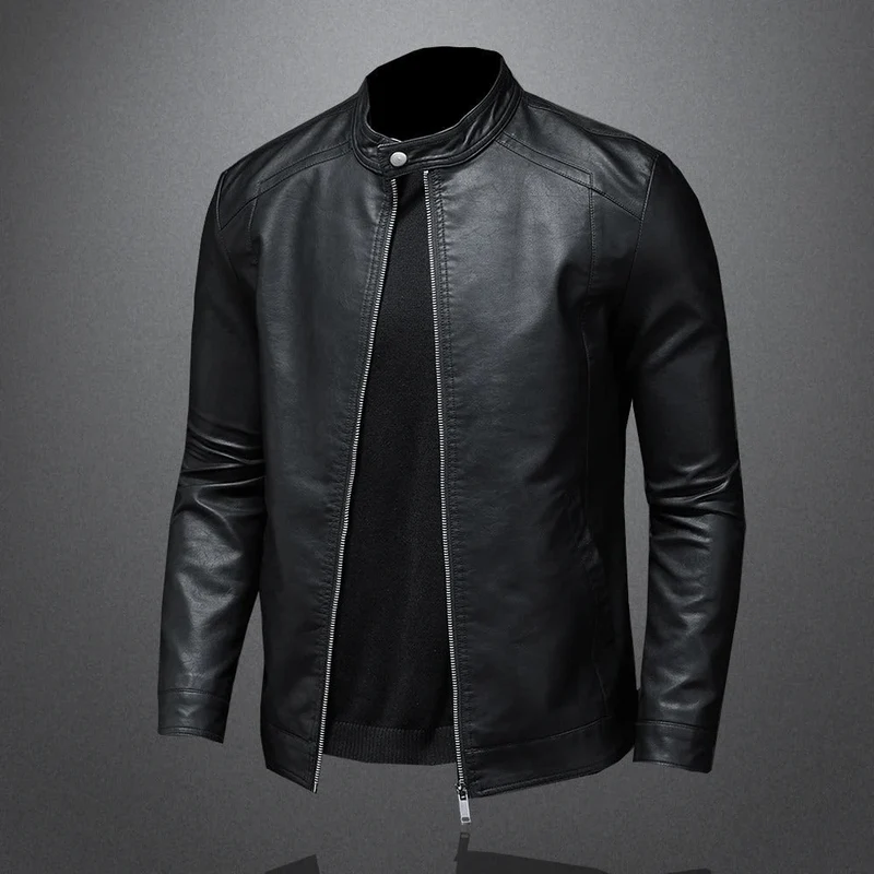 Severin® | Klassische Lederjacke