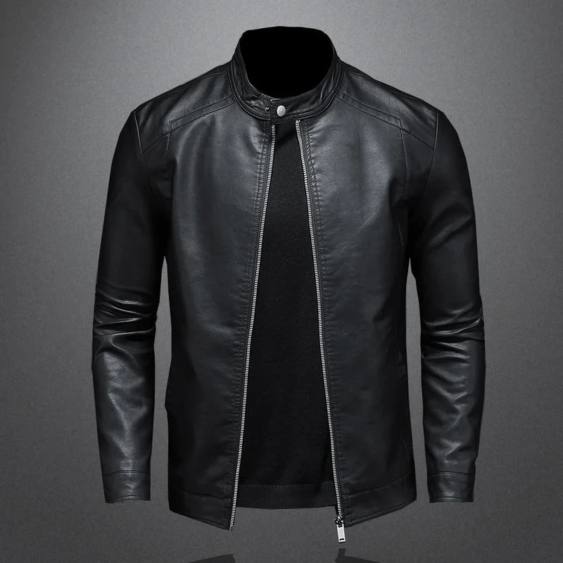 Severin® | Klassische Lederjacke