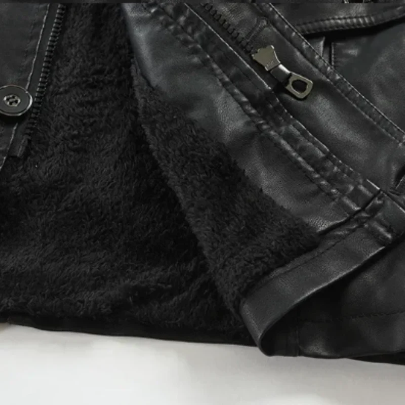 Paulin® | Elegante lange Motorradlederjacke