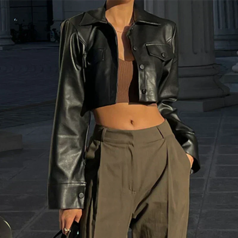 Babette® | Elegante Kunstlederjacke