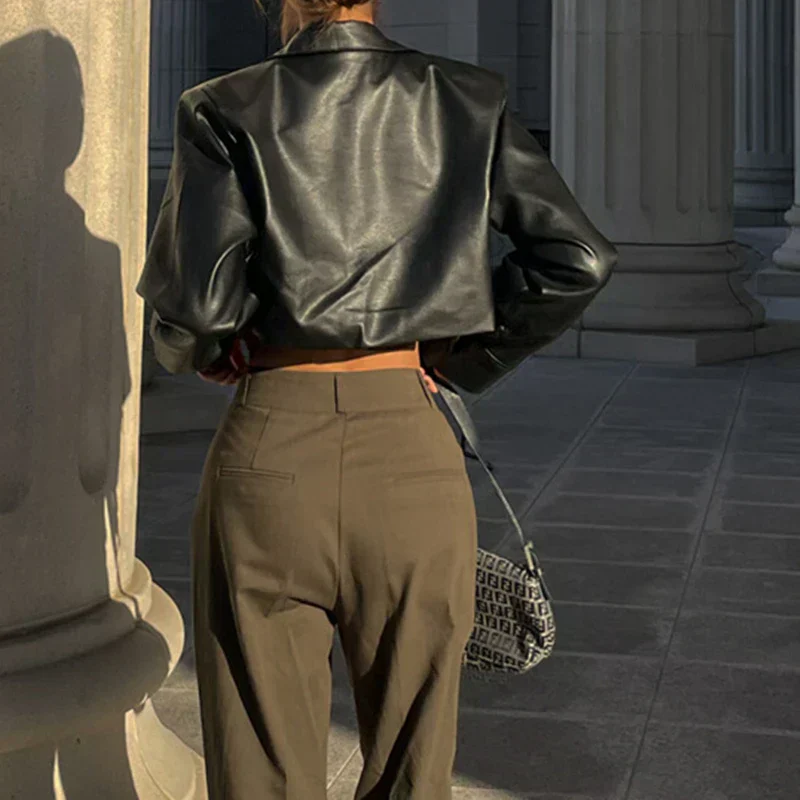 Babette® | Elegante Kunstlederjacke
