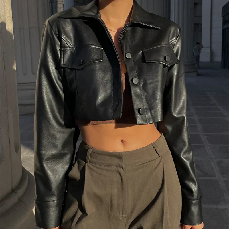 Babette® | Elegante Kunstlederjacke