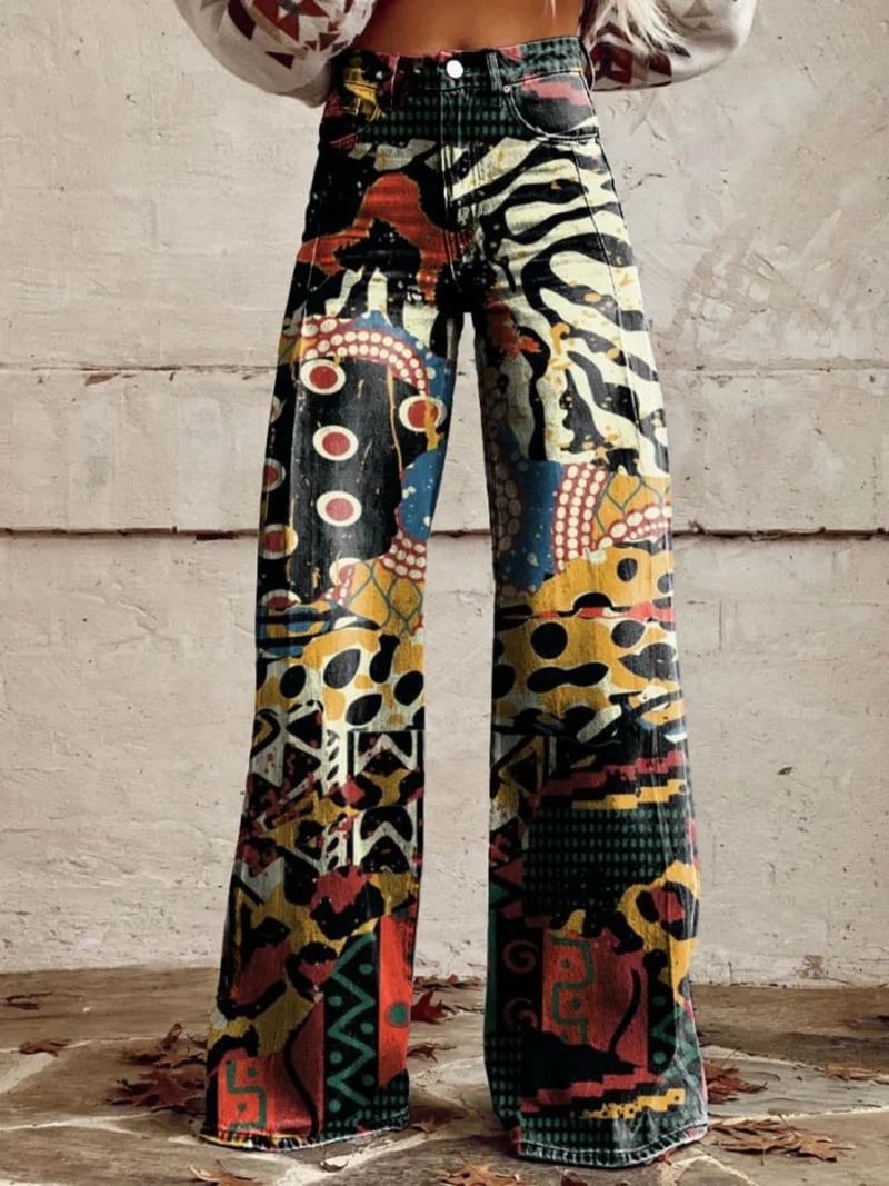 Élodie - Künstlerische Elegante Hosen