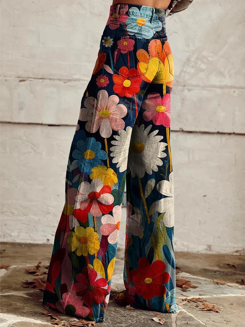 Léna - Fröhliche Blumenhose
